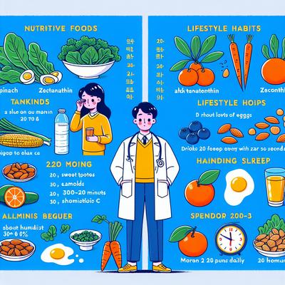 눈의 피로를 날려줄 슈퍼푸드와 스마트한 생활습관